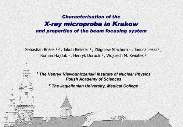 x-ray microprobe cells irradiation in Polish